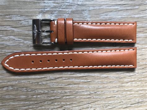 20mm breitling genuine leather strap|Breitling rubber strap 22mm.